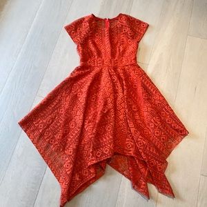 Never worn orange Maeve Anthropologie dress size 0